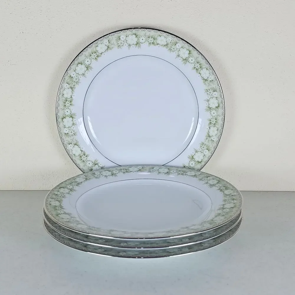 Set of 4 Vintage Noritake Princeton 6911 Japan Salad Plates 8.25